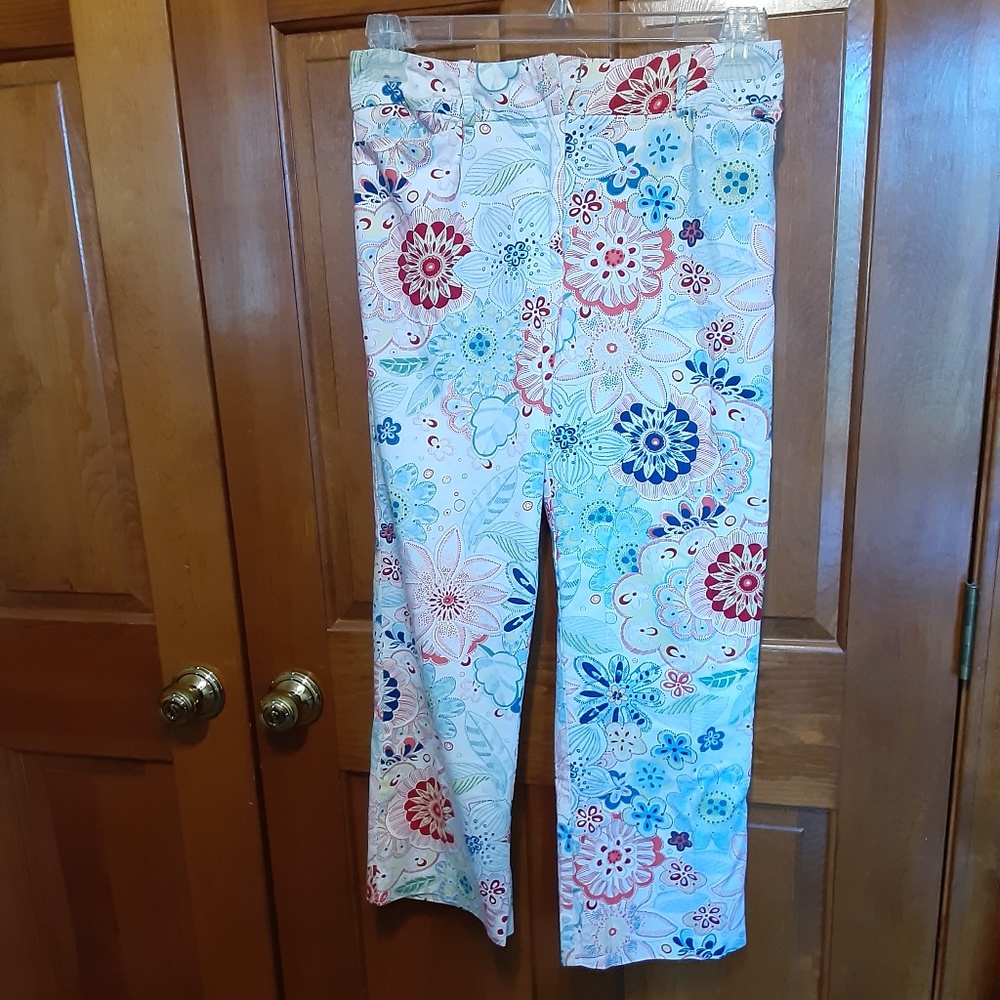 Tribal Stretch-Extensible Floral Pant